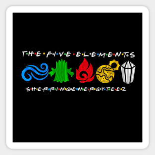 The Five Element Icons Sticker